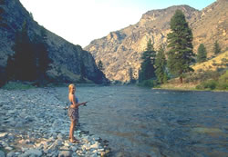 Fishing on the Middle Fork Salmon River