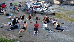 Yoga on the Middle Fork Salmon River