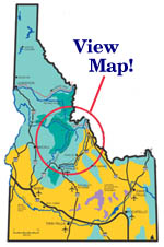 Click for Larger Map of Idaho's Salmon River