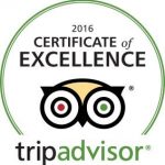 TripAdvisor 2016 Certificate of Excellence