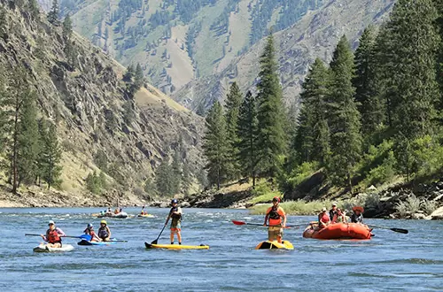 Main Salmon River Rafting in Idaho